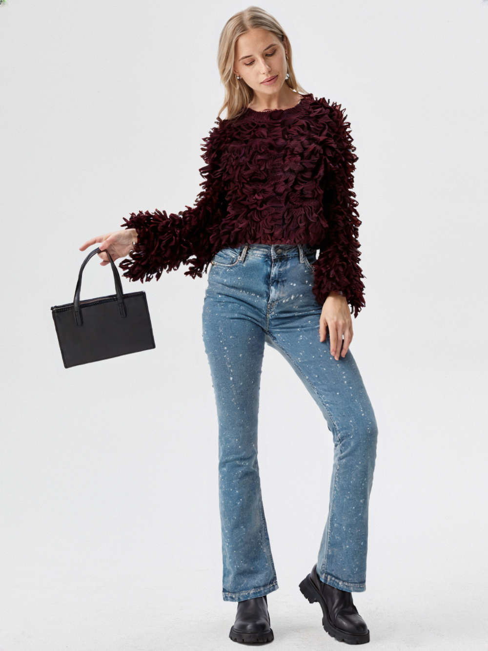 Amélie | Cardigan Élégant à Franges