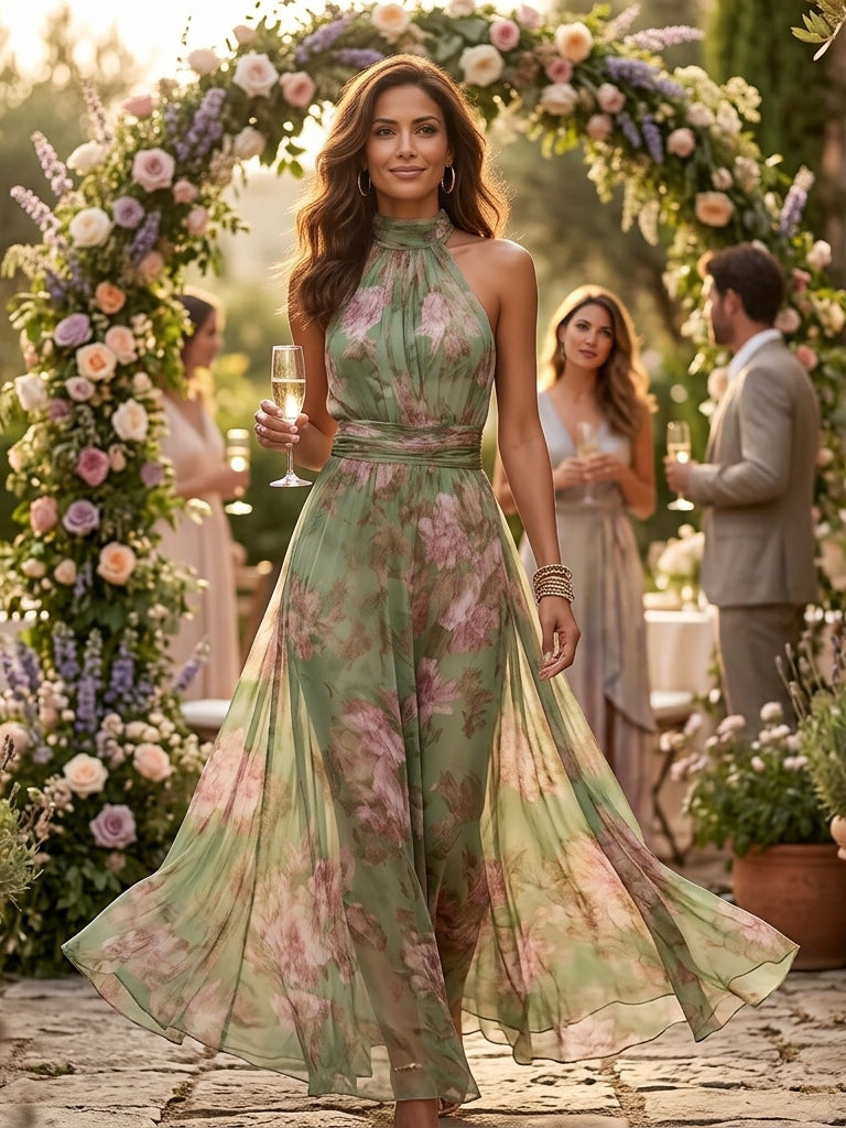 Fiona | Robe Florale à Tombé Fluide