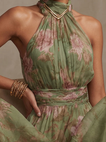 Fiona | Robe Florale à Tombé Fluide