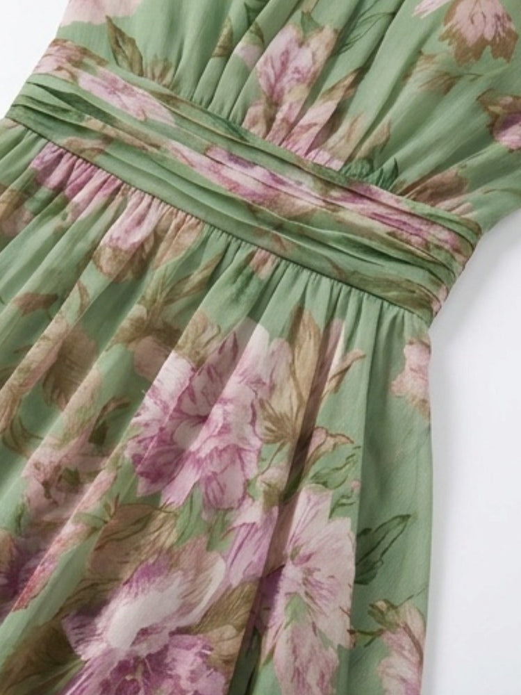 Fiona | Robe Florale à Tombé Fluide