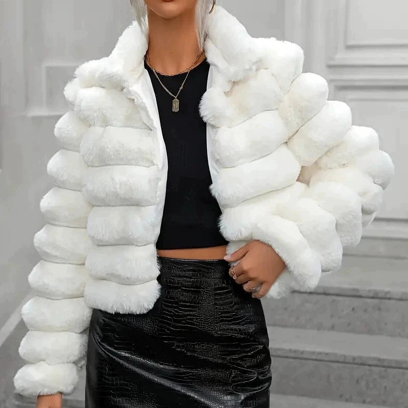 Élodie | Manteau Élégant à Col Montant