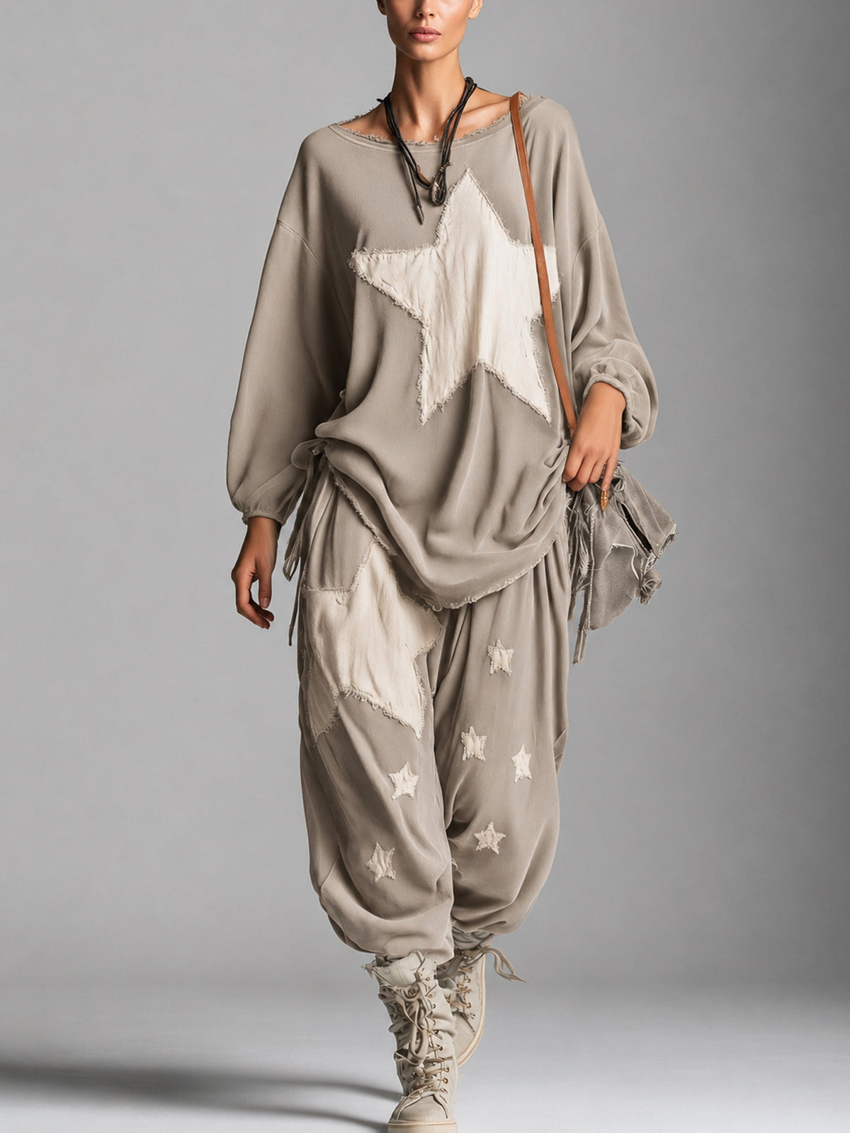Estela | Ensemble Sweat et Pantalon à Étoiles