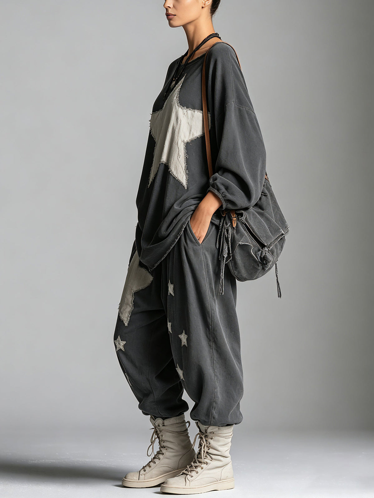 Estela | Ensemble Sweat et Pantalon à Étoiles