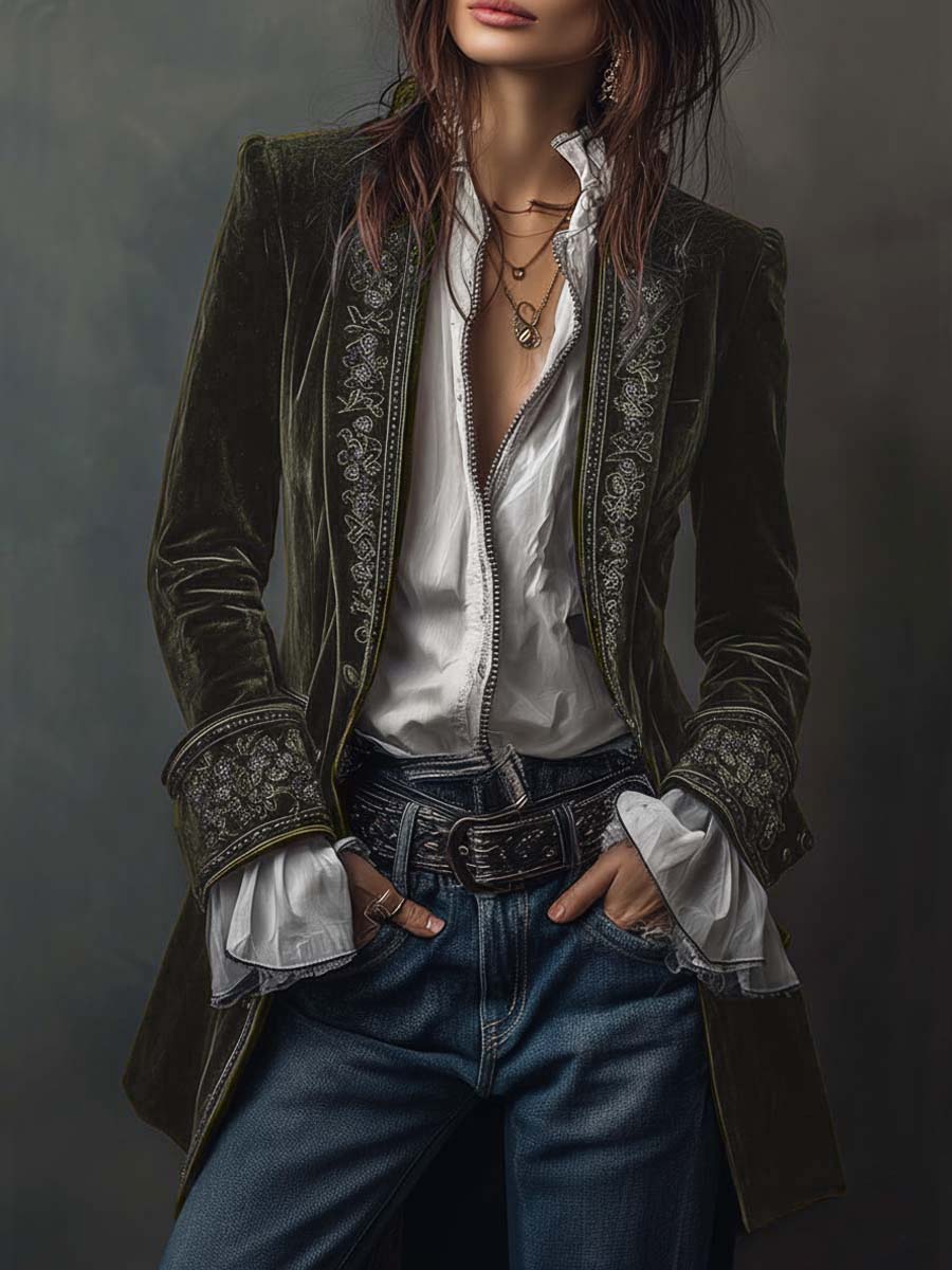 Nathalie | Veste Longue Élégante