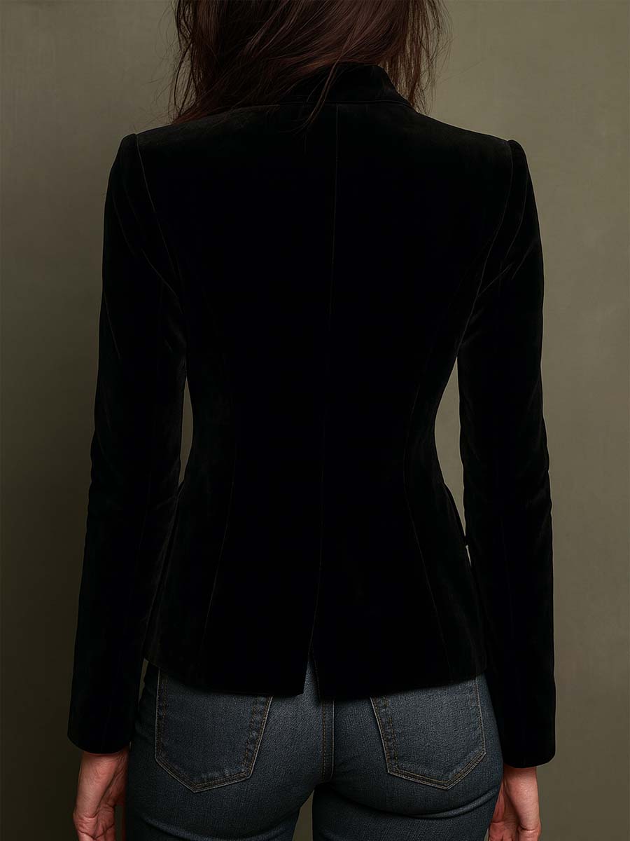 Emma | Blazer Élégant à Détails Floraux