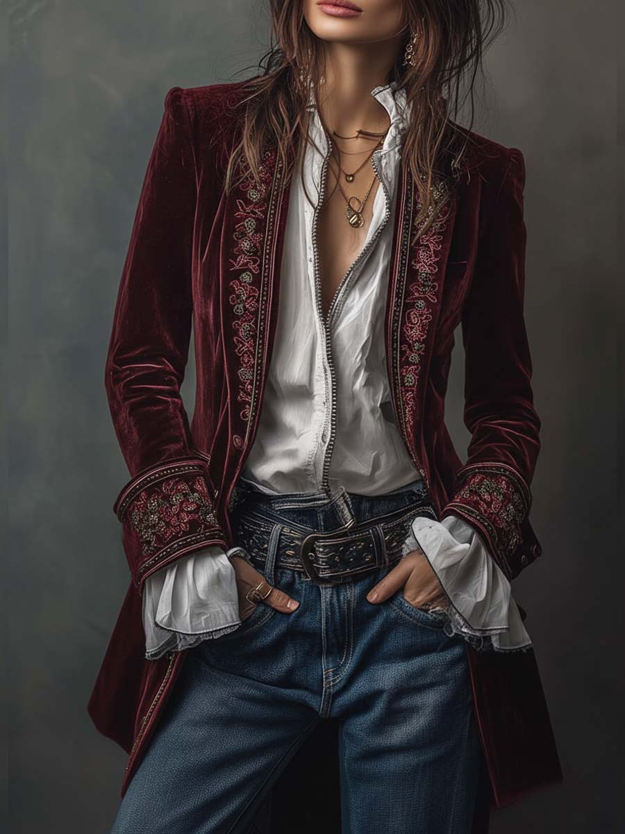 Nathalie | Veste Longue Élégante
