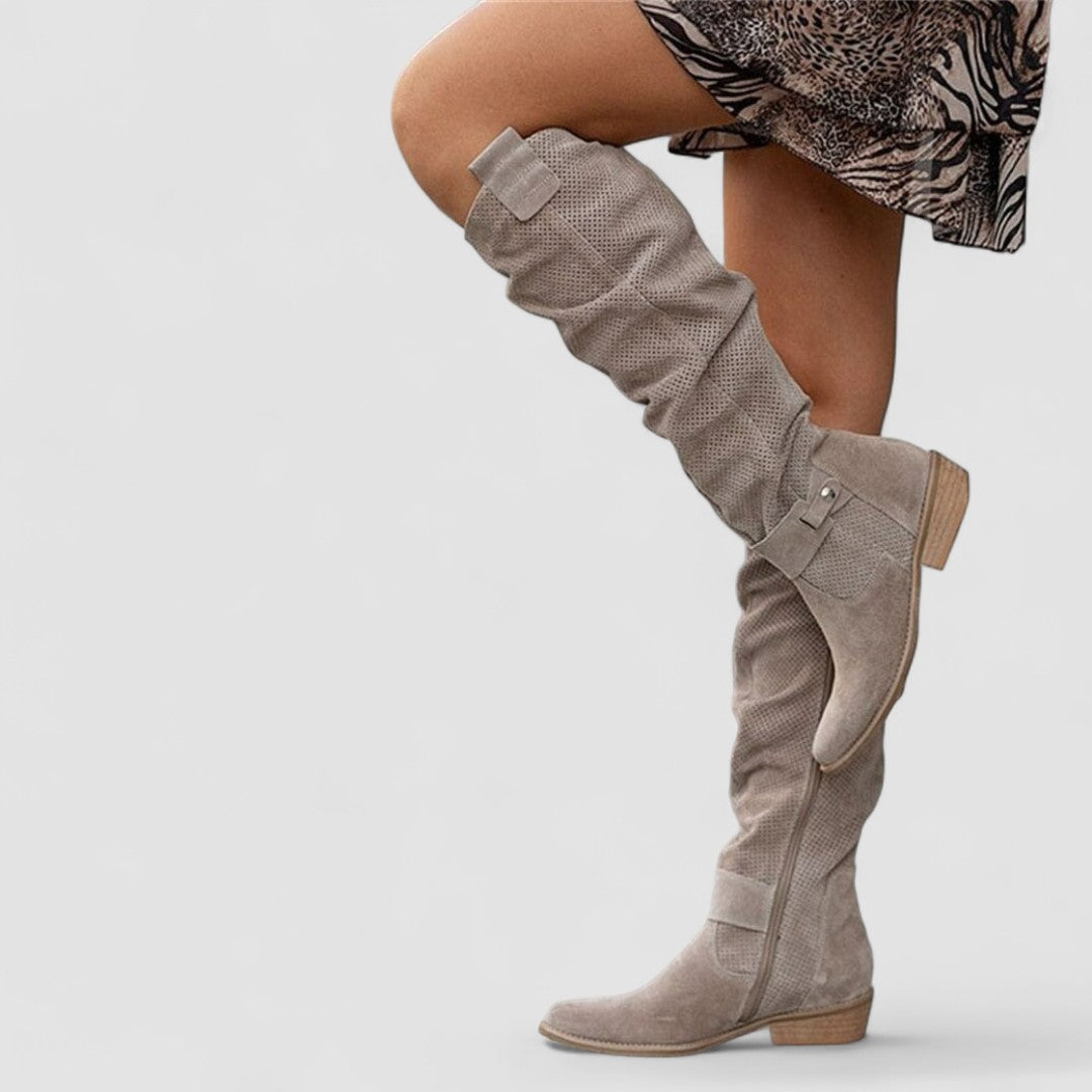 Nathalie | Bottes Hautes au Charme Décontracté