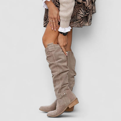 Nathalie | Bottes Hautes au Charme Décontracté