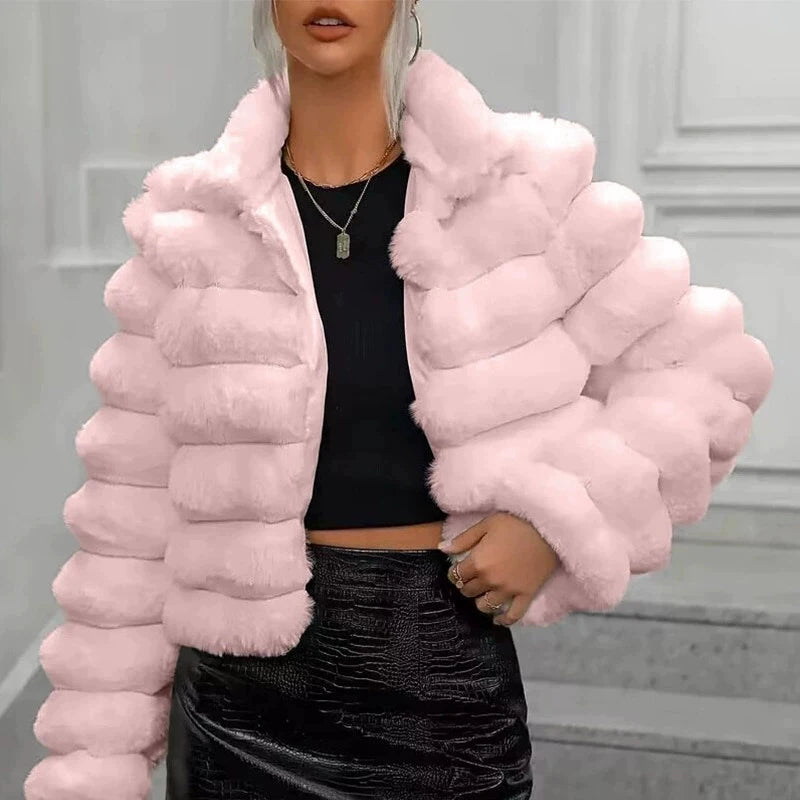 Élodie | Manteau Élégant à Col Montant