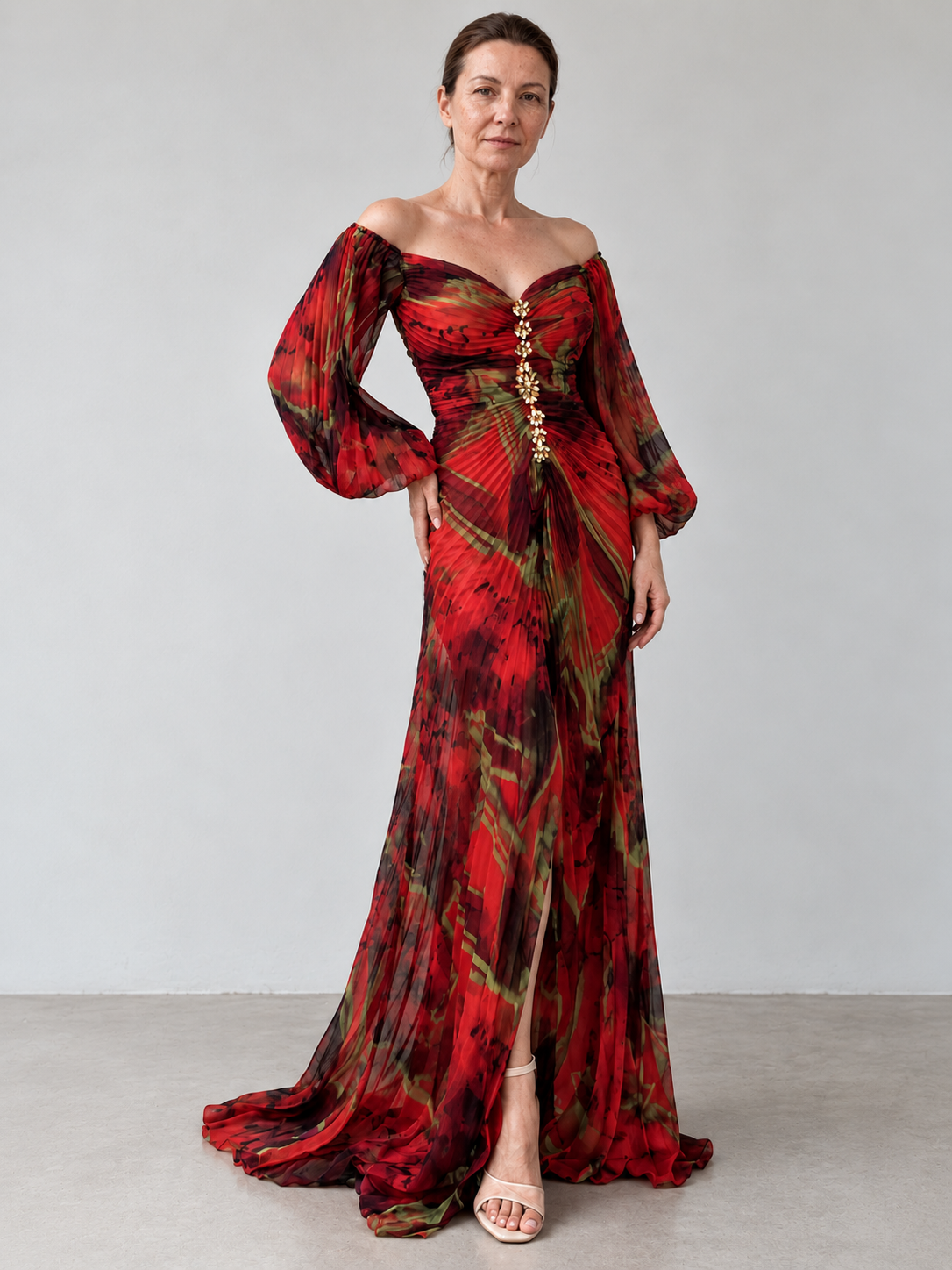 Carolina | Robe Longue Imprimée