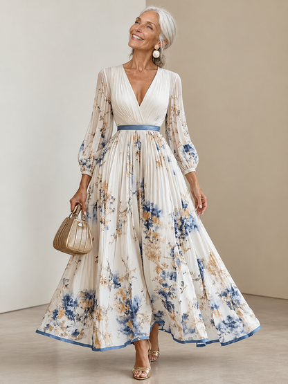 Gisela | Robe longue imprimée