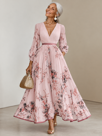 Gisela | Robe longue imprimée