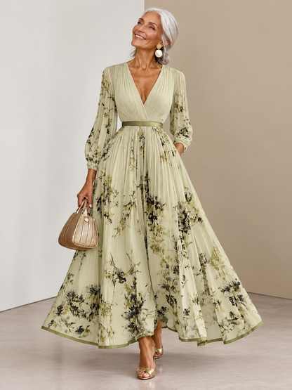Gisela | Robe longue imprimée