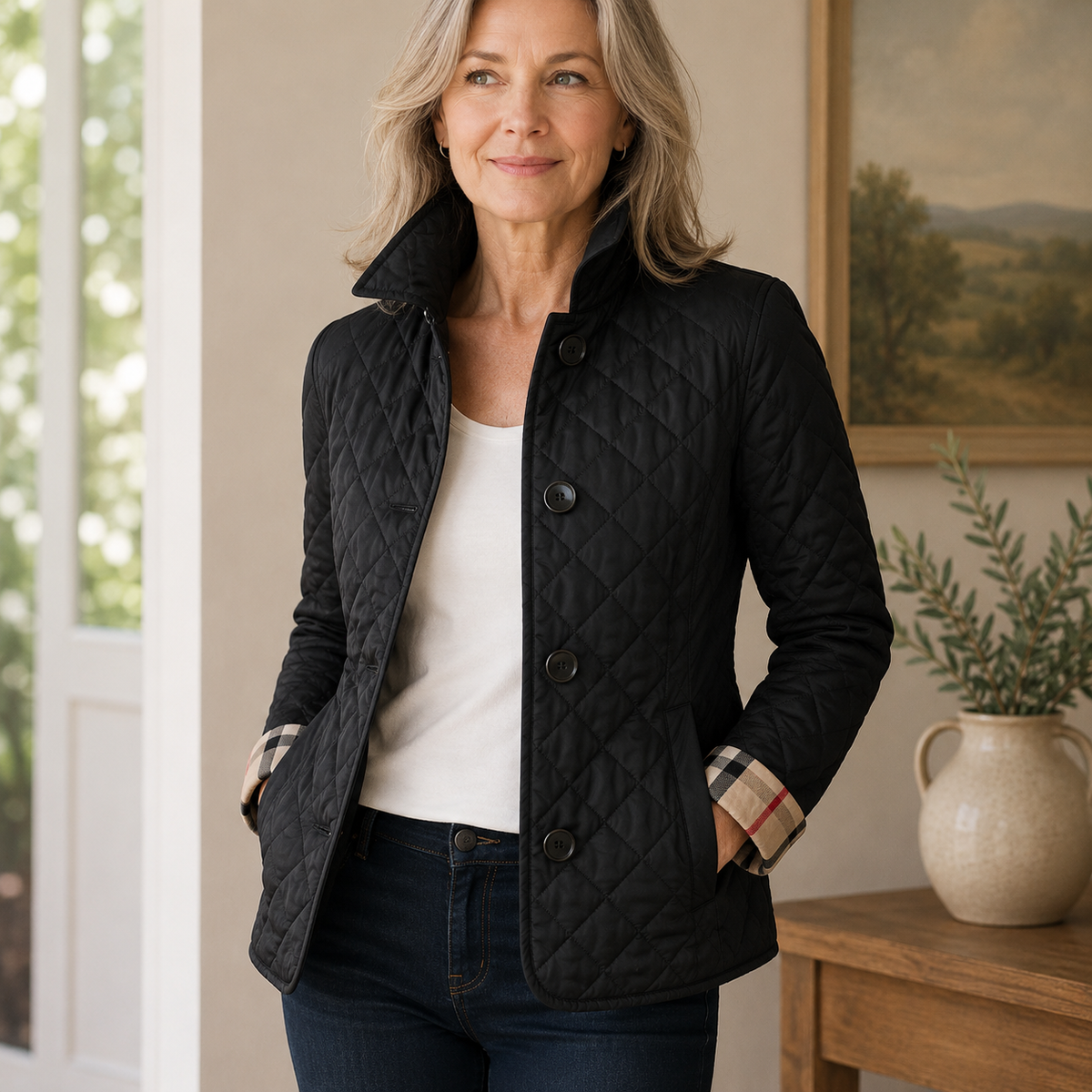 Léonie | Veste Matelassée Élégante