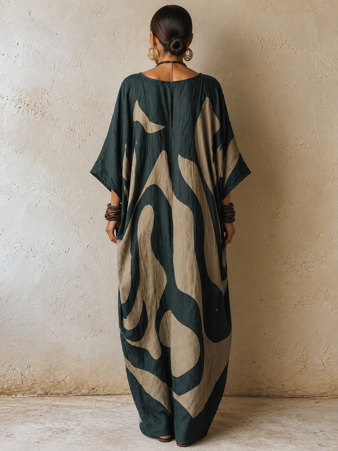 Luna | Robe Fluide Imprimée