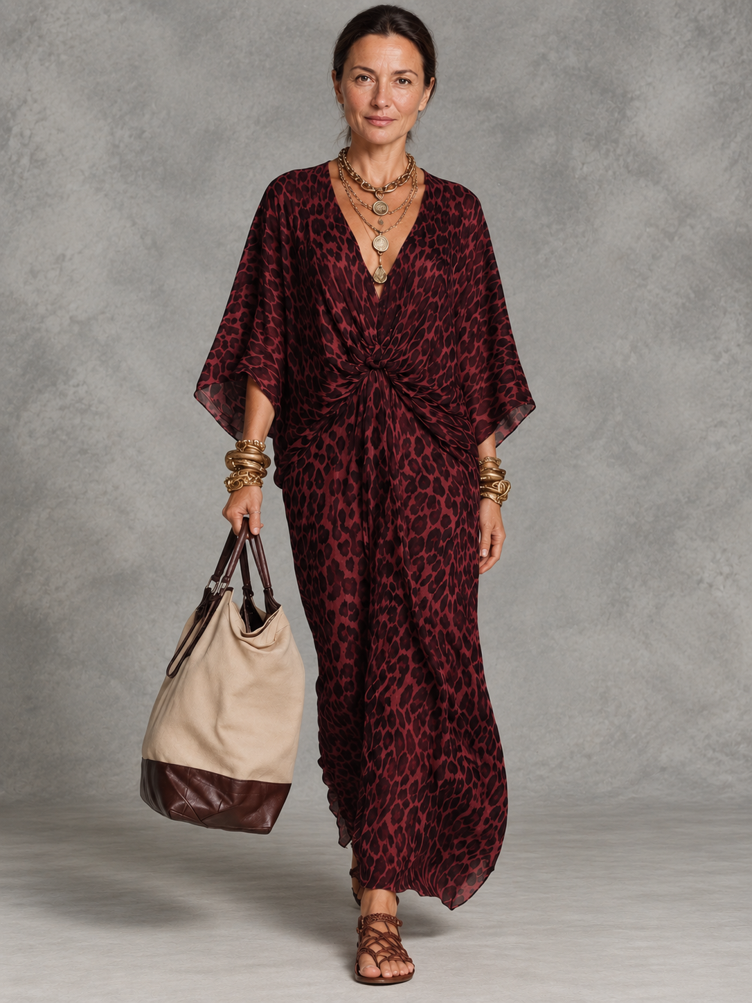 Mara | Robe Longue Imprimée