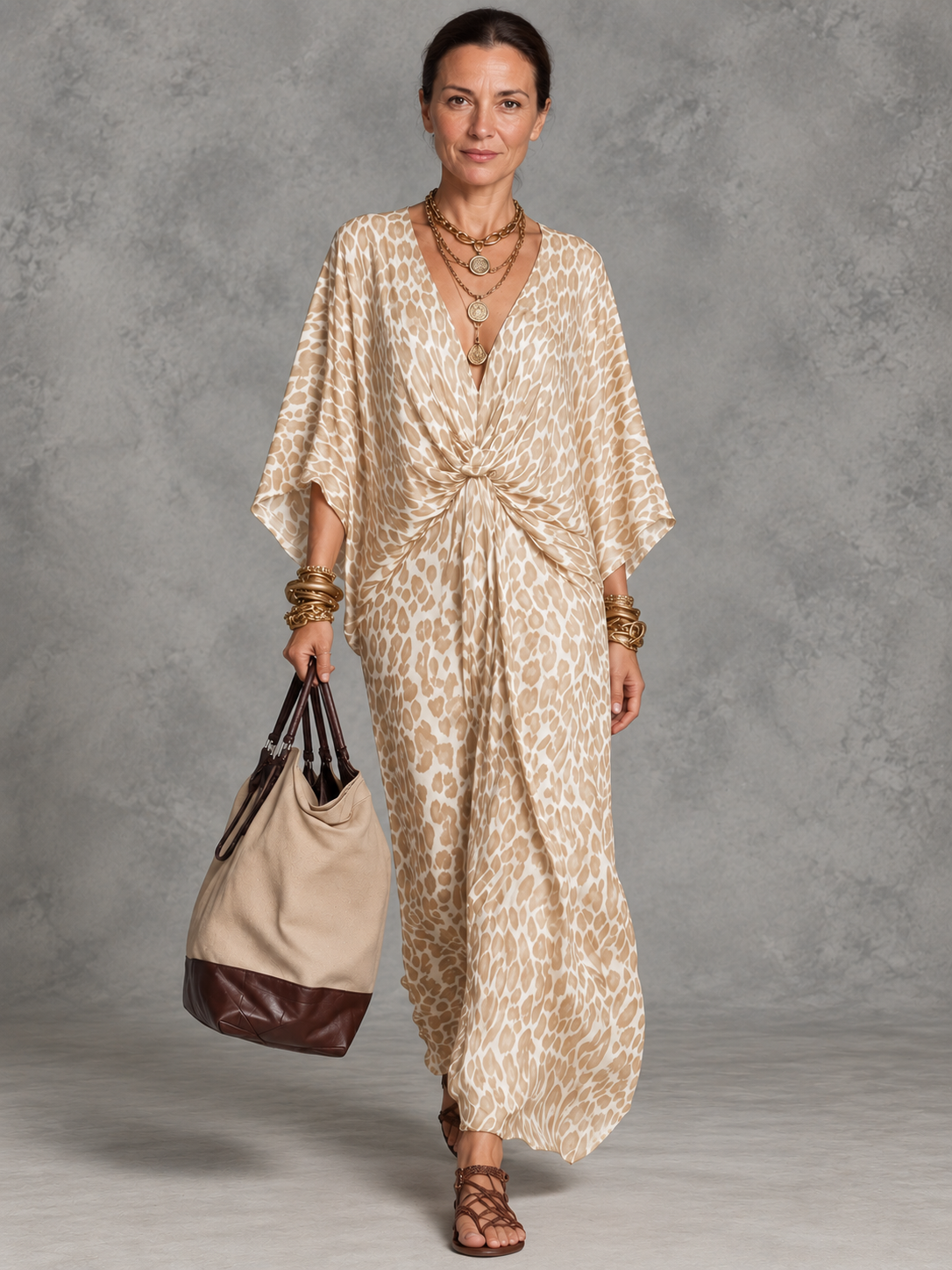 Mara | Robe Longue Imprimée