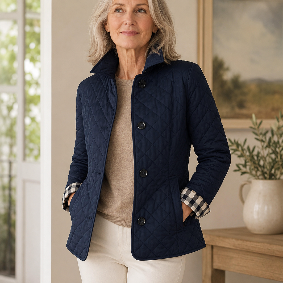 Léonie | Veste Matelassée Élégante