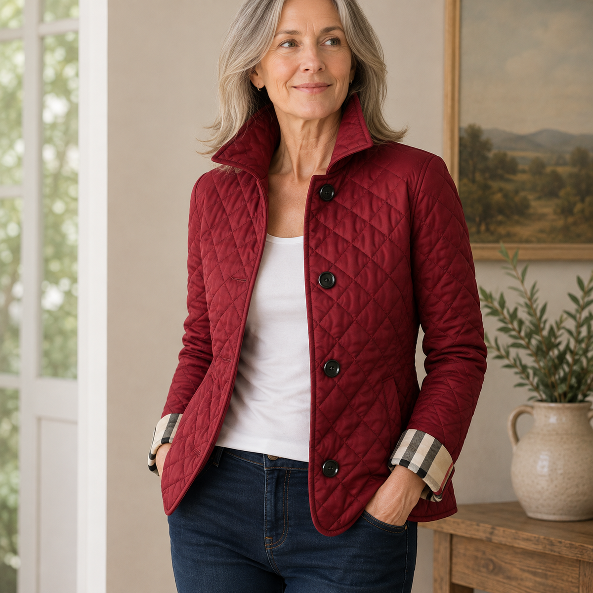 Léonie | Veste Matelassée Élégante