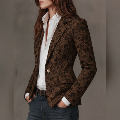 Céline | Blazer Jacquard Élégant