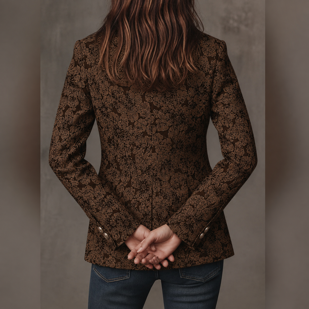 Céline | Blazer Jacquard Élégant