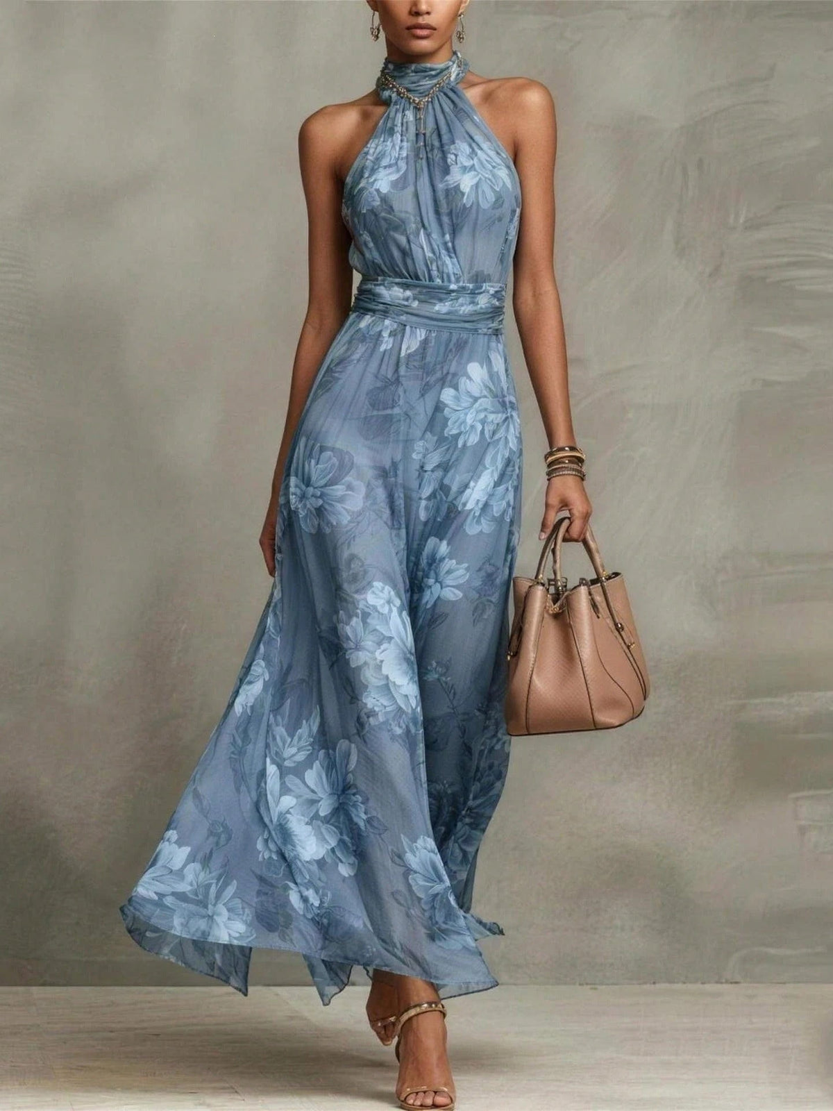 Fiona | Robe Florale à Tombé Fluide