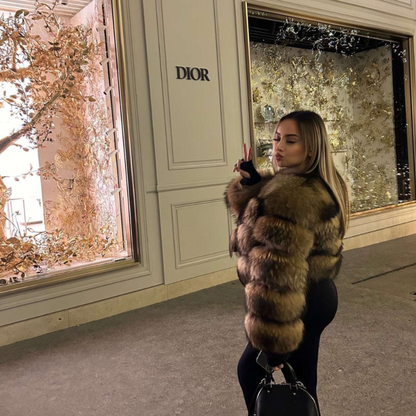 Léna | Veste Élégante à Col Volumineux