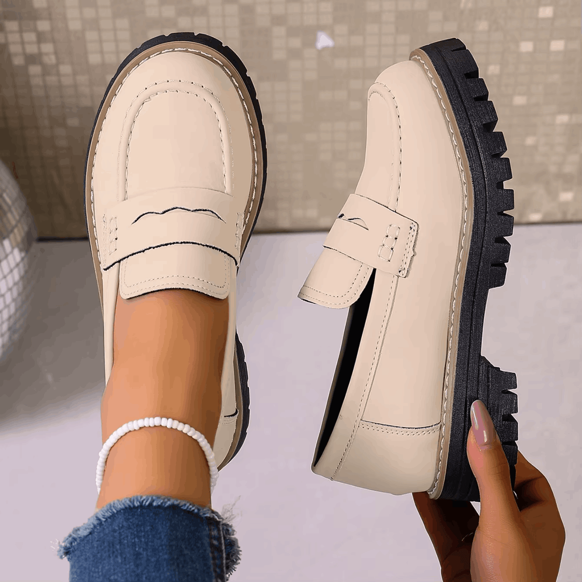 Juliette | Mocassins à plateforme