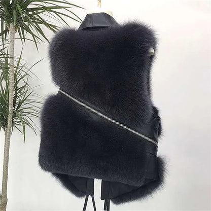 Isaline | Gilet en Fourrure Douce et Élégante