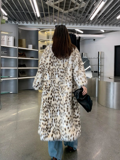 Lucie | Manteau Élégant Léopard