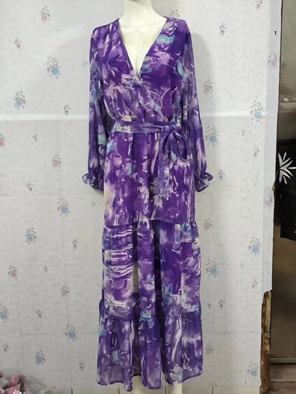 Victoria | Robe longue imprimée