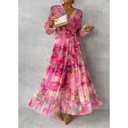 Victoria | Robe longue imprimée