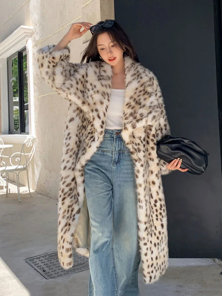 Lucie | Manteau Élégant Léopard
