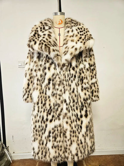Lucie | Manteau Élégant Léopard