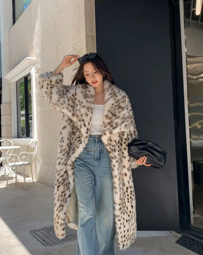 Lucie | Manteau Élégant Léopard