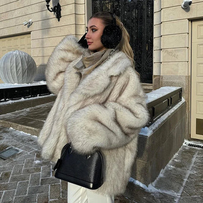 Yasmine | Manteau Oversize Élégant
