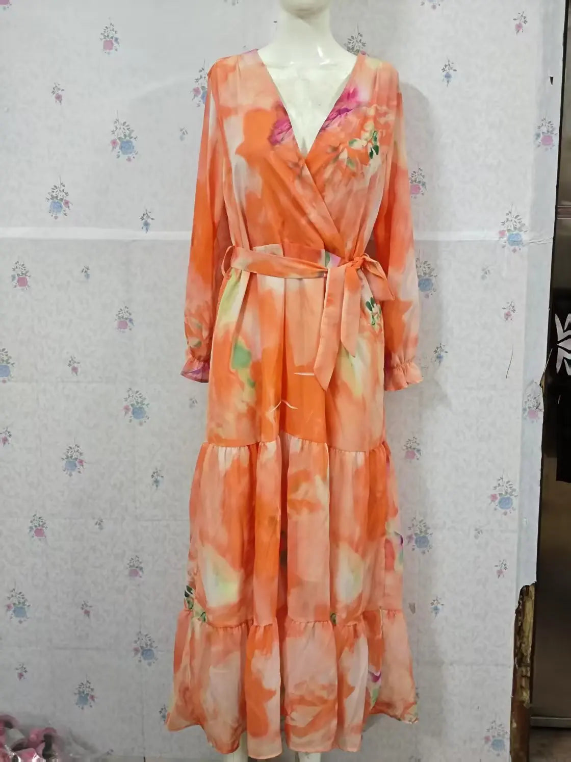 Victoria | Robe longue imprimée