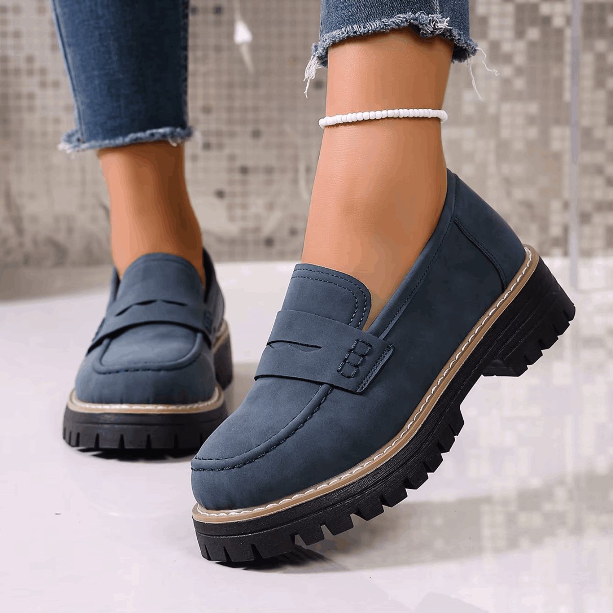 Juliette | Mocassins à plateforme