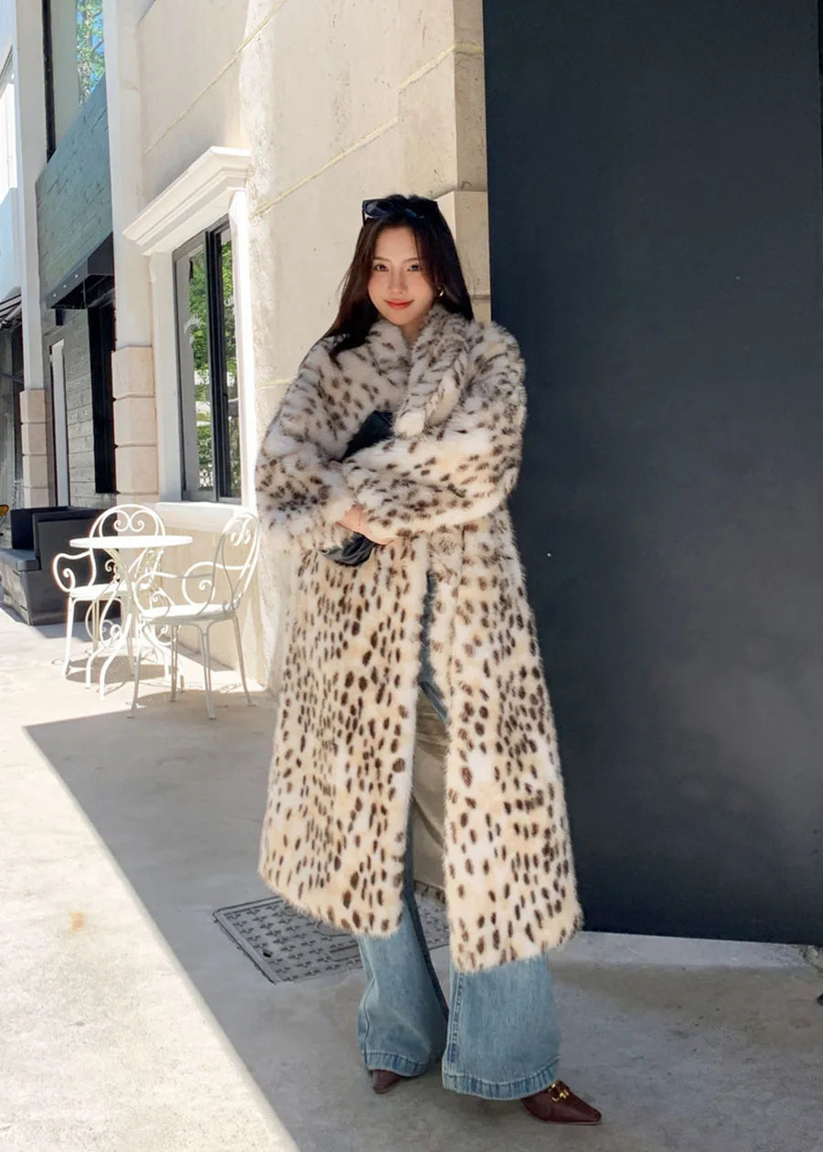 Lucie | Manteau Élégant Léopard