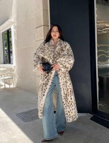 Lucie | Manteau Élégant Léopard