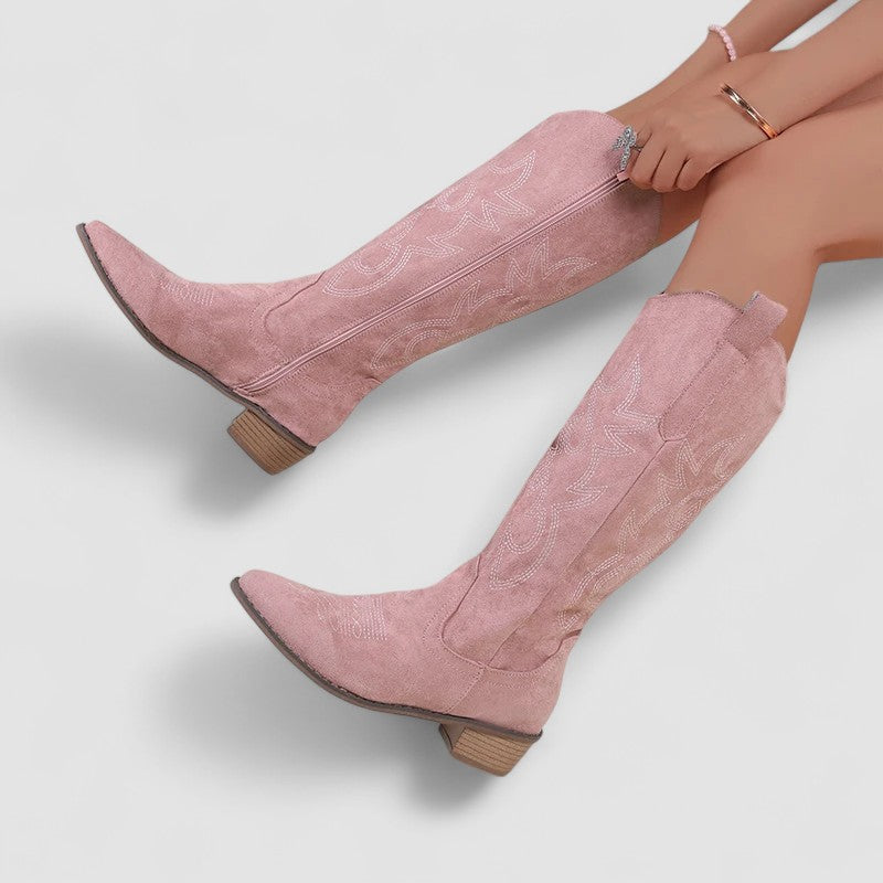 Sarah | Bottes Hautes au Style Western