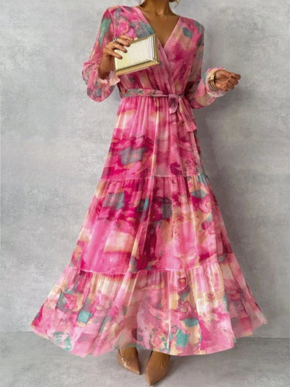 Victoria | Robe longue imprimée