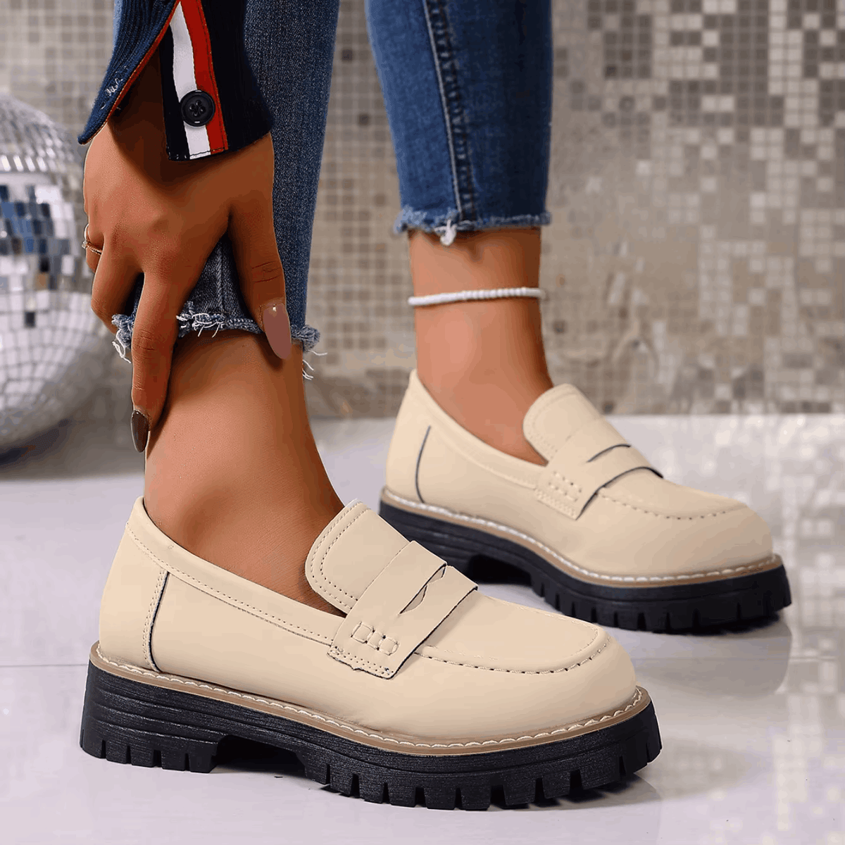 Juliette | Mocassins à plateforme