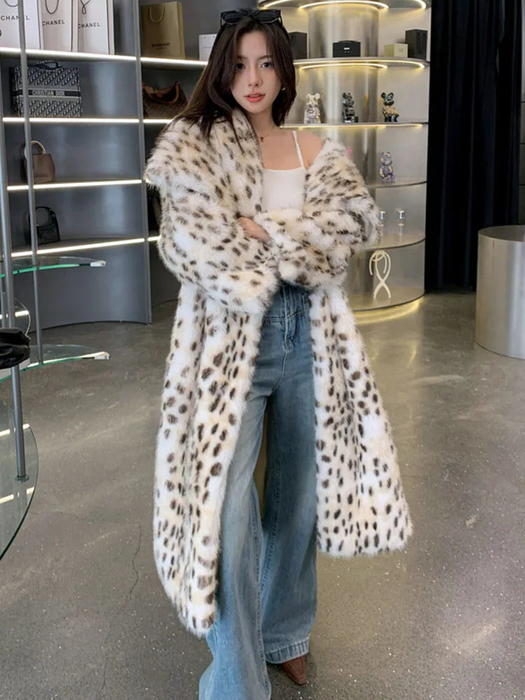 Lucie | Manteau Élégant Léopard