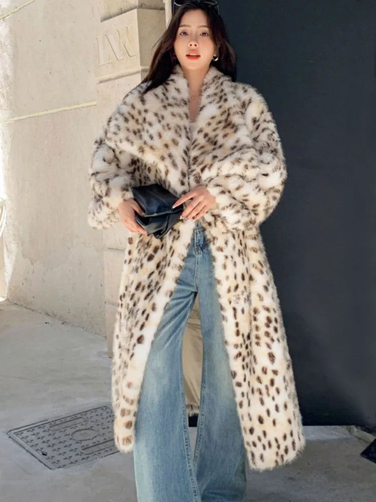 Lucie | Manteau Élégant Léopard