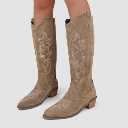 Sarah | Bottes Hautes au Style Western