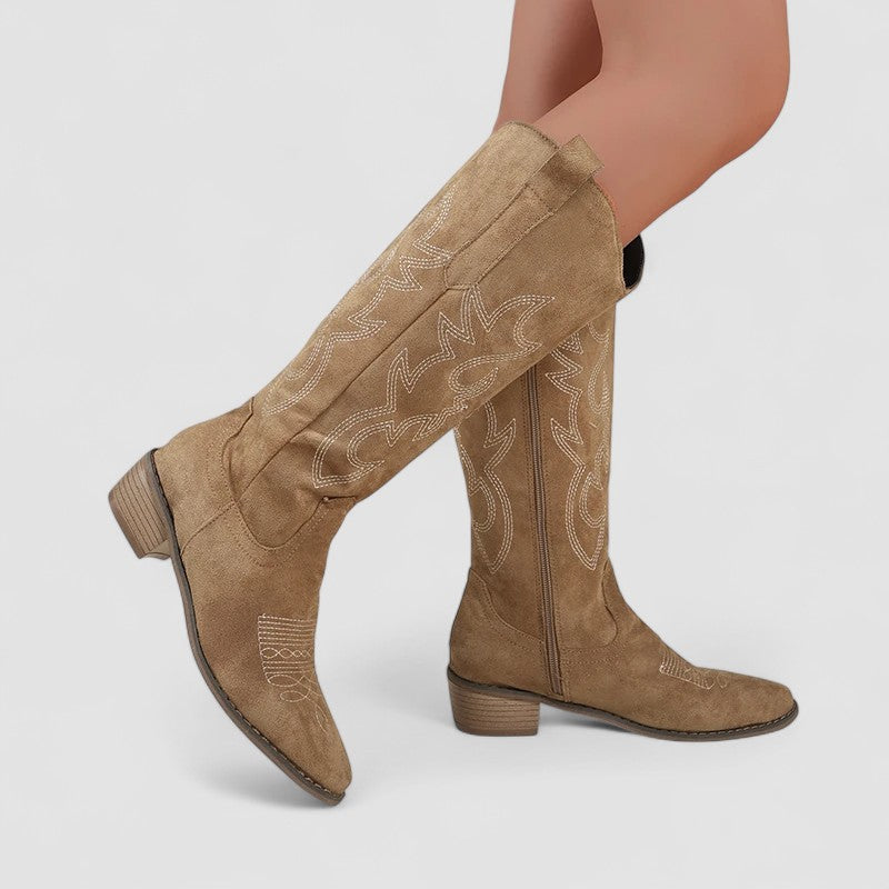 Sarah | Bottes Hautes au Style Western