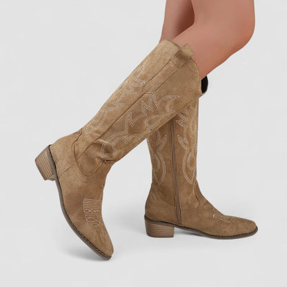 Sarah | Bottes Hautes au Style Western