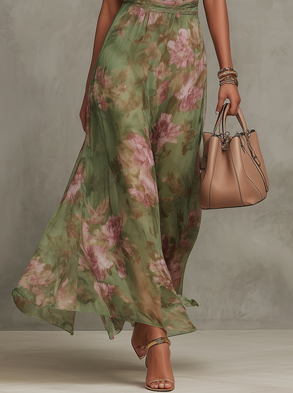 Fiona | Robe Florale à Tombé Fluide