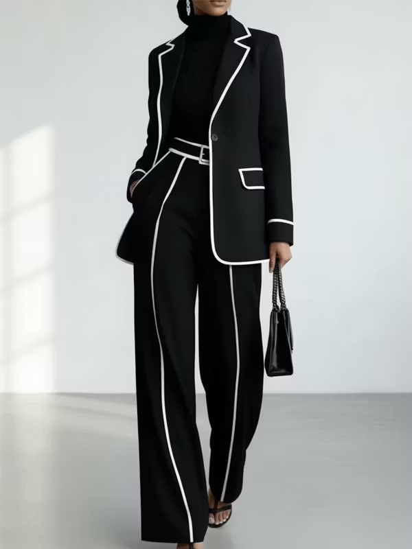 Marianne | Ensemble Blazer et Pantalon Élégant